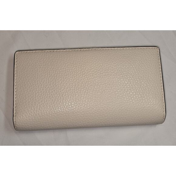 Coach Slim Zip Wallet With Floral Cluster Print Interior Great Condition - Picture 3 of 6